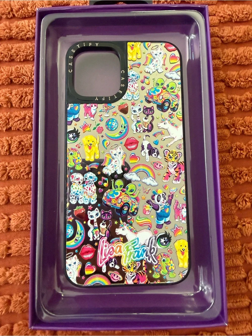 Casetify Pink Rainbow Sticker Phone Case by Lisa Frank - Picture 2 of 3